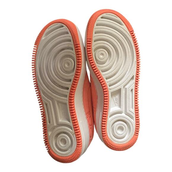 Nike Air Force 1 Upstep SE Atomic Pink Quilted Low Womens US 7.5 844877-600 - Picture 6 of 12